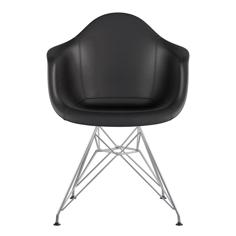 Eiffel Genuine Leather Upholstered Dining Chair AllModern